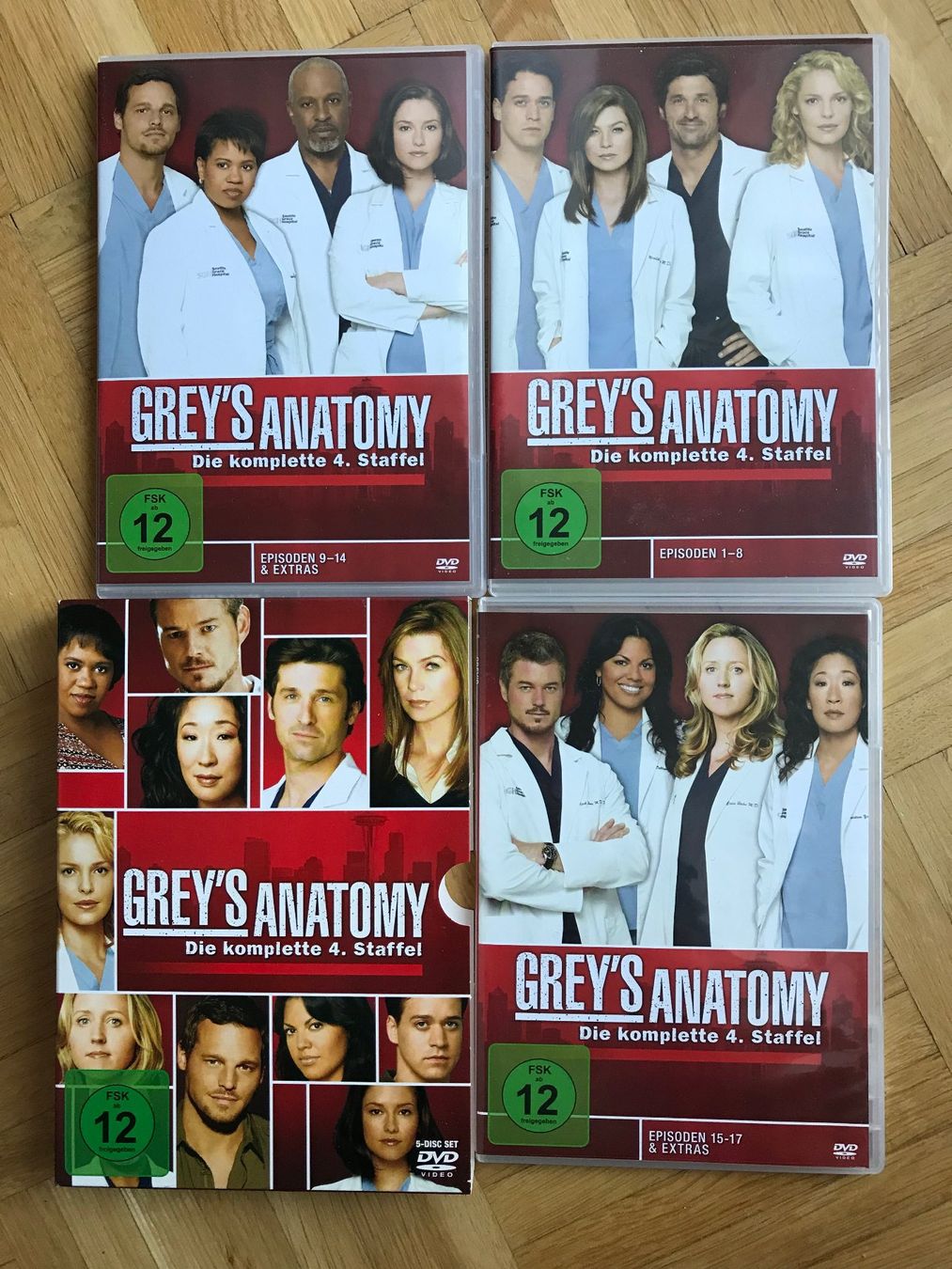 Alle DVDs: Grey's Anatomy - Staffel 4 - DVD – Gebraucht aus Zürich von Malcom 1