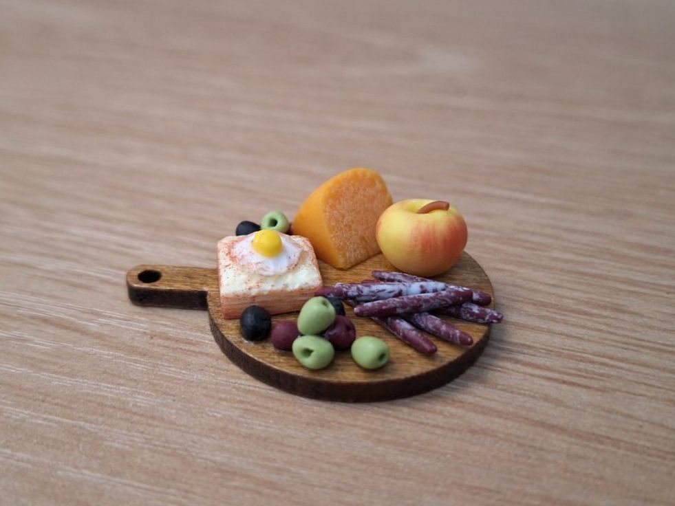 Puppenhäuser & -möbel: Puppenhaus Apero Platte – Neu (gemäss Beschreibung) aus Zürich von HandmadeTinyFood 4