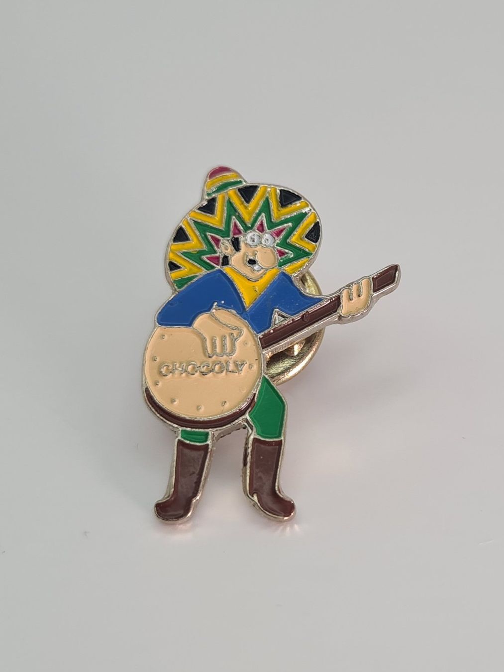 Placchette & Badge: Pin | Cartoon | Chocoly Gitarre | Mexiko – Usato da Dietikon venduto da Jacky1983