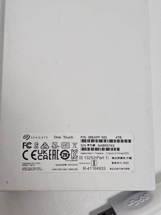Seagate One Touch, 4TB Externe Festplatte (Gebraucht) in Schlieren für ...