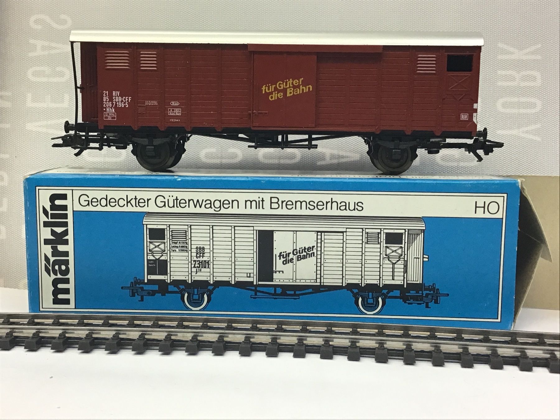 Märklin Modellini di ferrovie: Märklin H0 4698 Güterwagen, Originalverpackung – Usato da Männedorf venduto da Spezial-Modelle 1