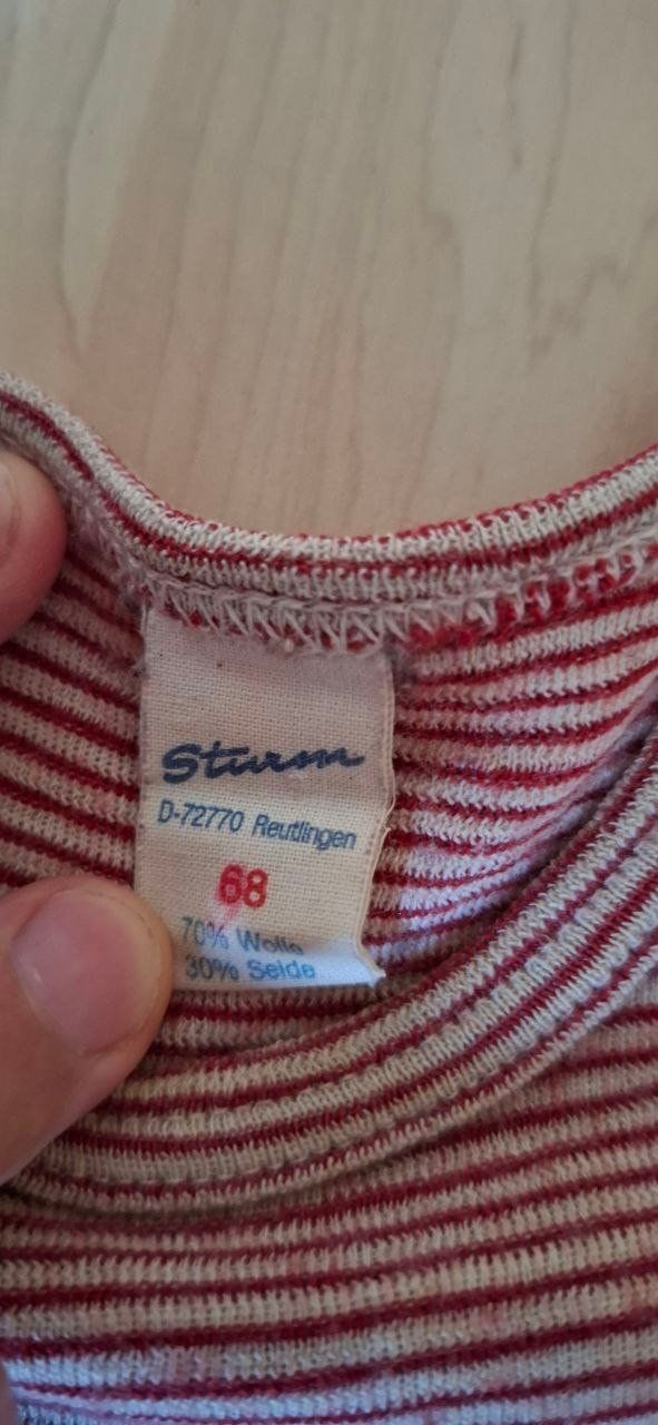 Lotti & Set di vestiti: 2 Bodys, Wolle Seide, Gr. 68 und 86/92 – Usato da Malix venduto da jul_7nhn 2