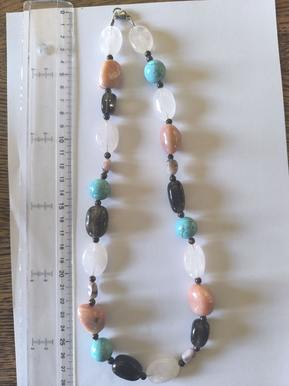 Catenine: Tolle Steinkette mit Andenopal etc – Nuovo (secondo la descrizione) da Schaffhausen venduto da gab_v5qf 1
