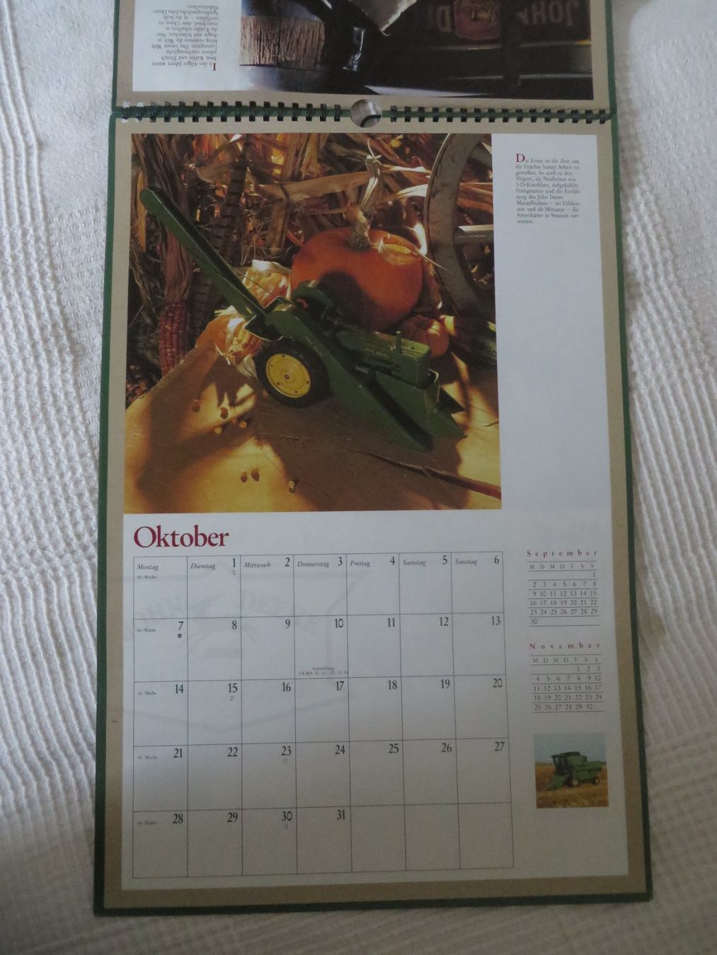 John Deere Calendari: John Deere Kalender – Usato da Burgdorf venduto da rosashop54 4