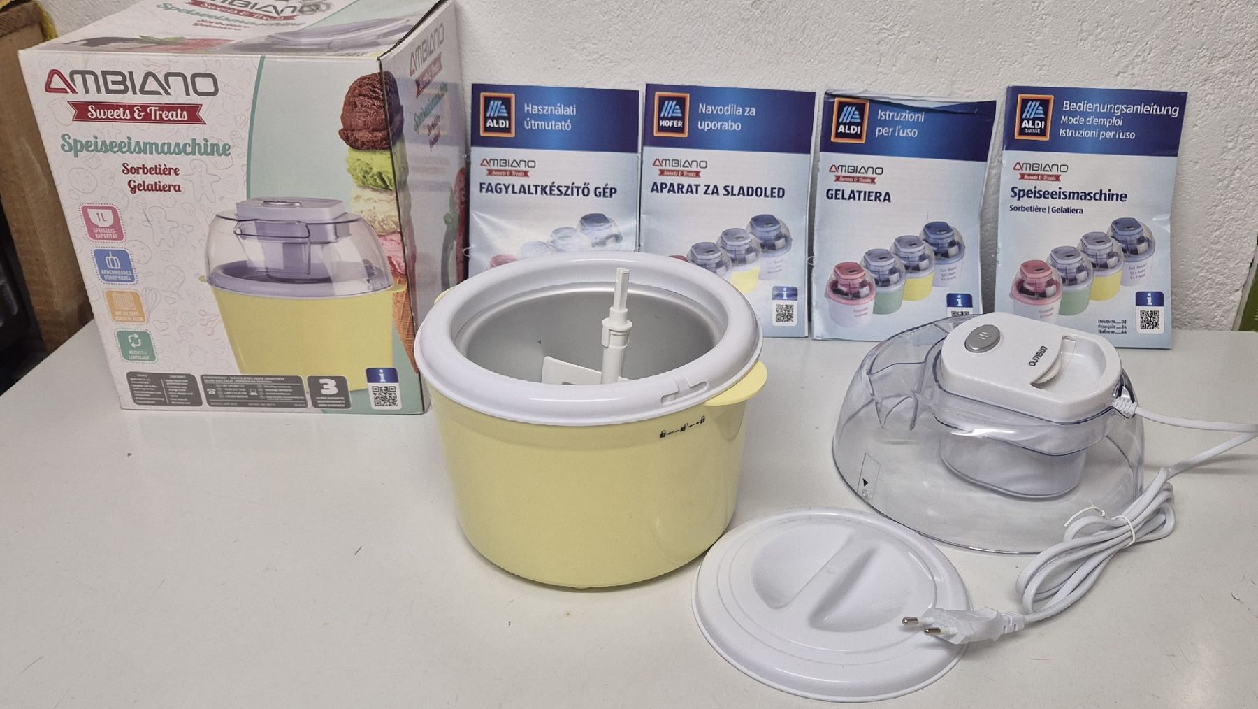 Ambiano Elettrodomestici da cucina: Speiseeismaschine – Usato da Oberwil-Lieli venduto da cla_j25n 1