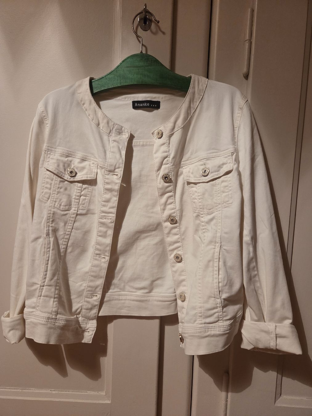 Giacche: Veste Ananke blanche coton taille 40 – Nuovo (secondo la descrizione) da Genève venduto da tif_h2cj