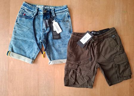 NEU 2x Jeans Shorts Boxeur des Rues Gr. 128