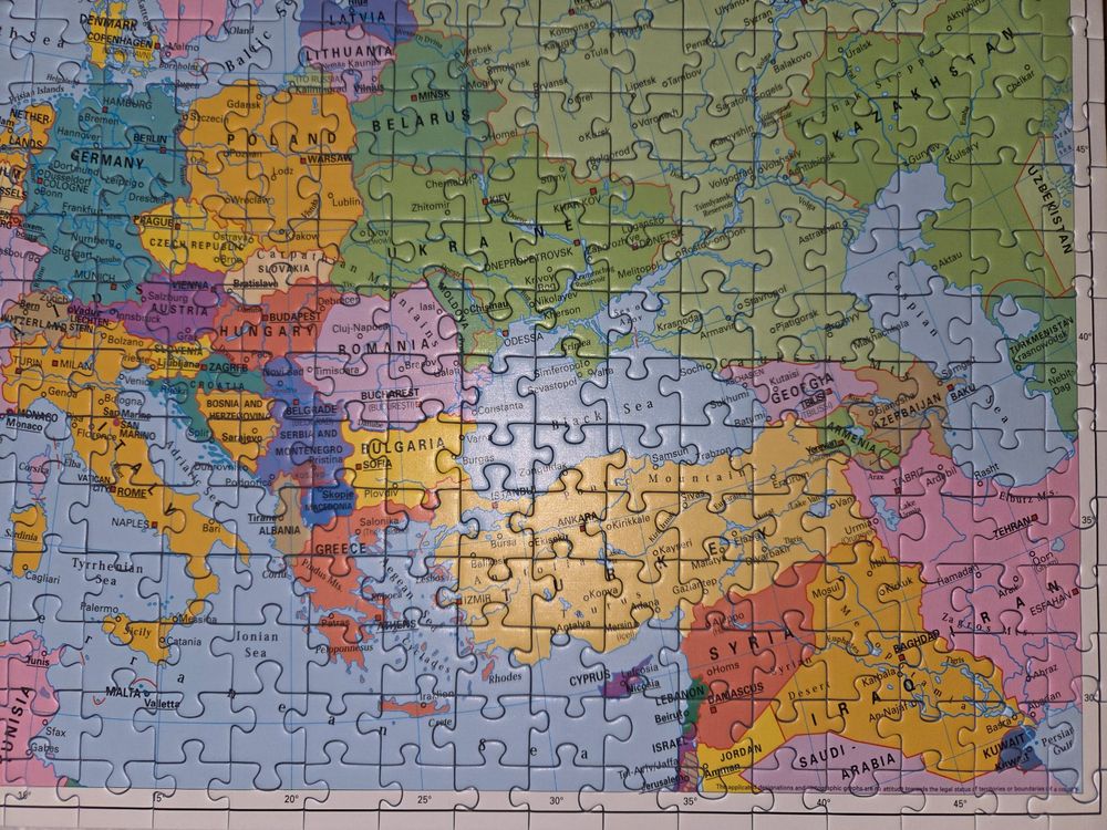 Ravensburger Puzzles: Ravensburger Puzzle Europa politisch 500 Teile – D'occasion à Gossau SG par oreliefredy 4