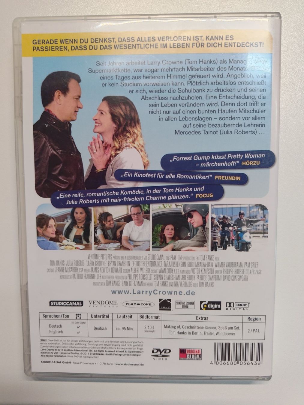 Tutti i DVDs: Larry Crowne – Usato da Liestal venduto da Kratzilla 2