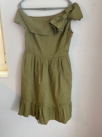 Red Valentino Sommerkleid mit Spitzenunterkleideinsatz