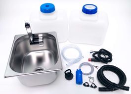 12V Camping Spüle Bausatz Set