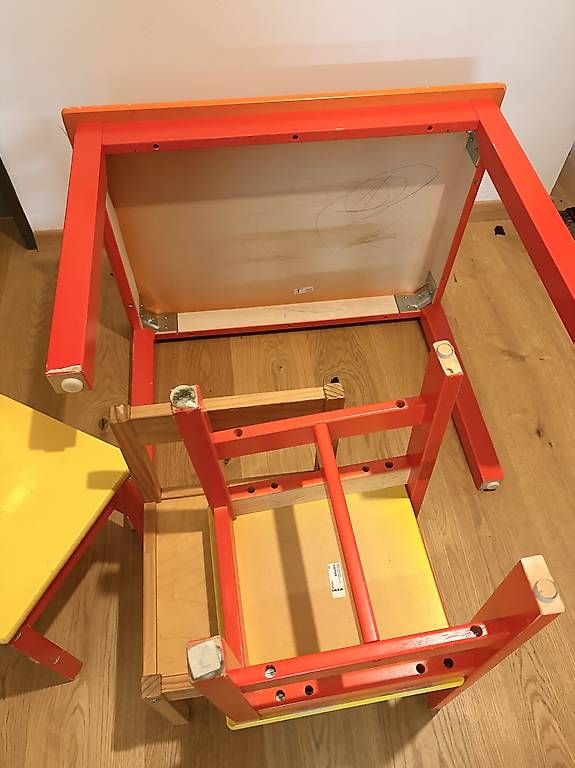 Ikea Set de table et chaises: Kindertisch 77x56 + 3 Stühle – D'occasion à Watt par galeone 1