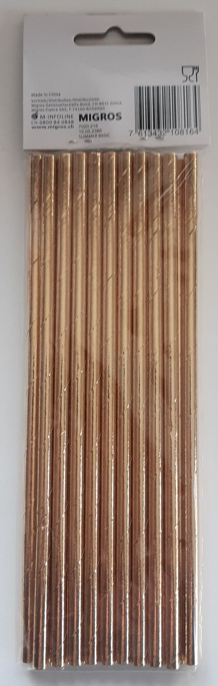 Tutte le decorazioni: Pailles en papier - Or – Nuovo e nell'imballaggio originale da La Chaux-de-Fonds venduto da beasach 1