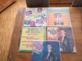 Rock'n'Roll Schallplatten Sammlung 5 Album 10st Top Zustand!