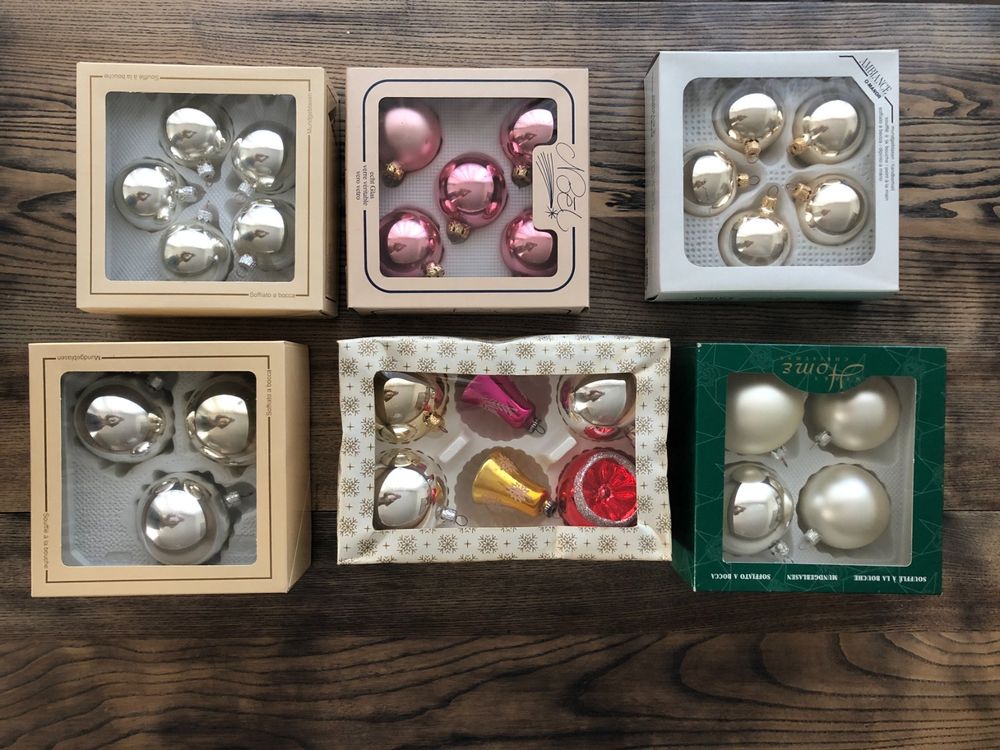 Div. Christbaumkugeln Weihnachtskugeln aus Glas mundgeblasen Kaufen