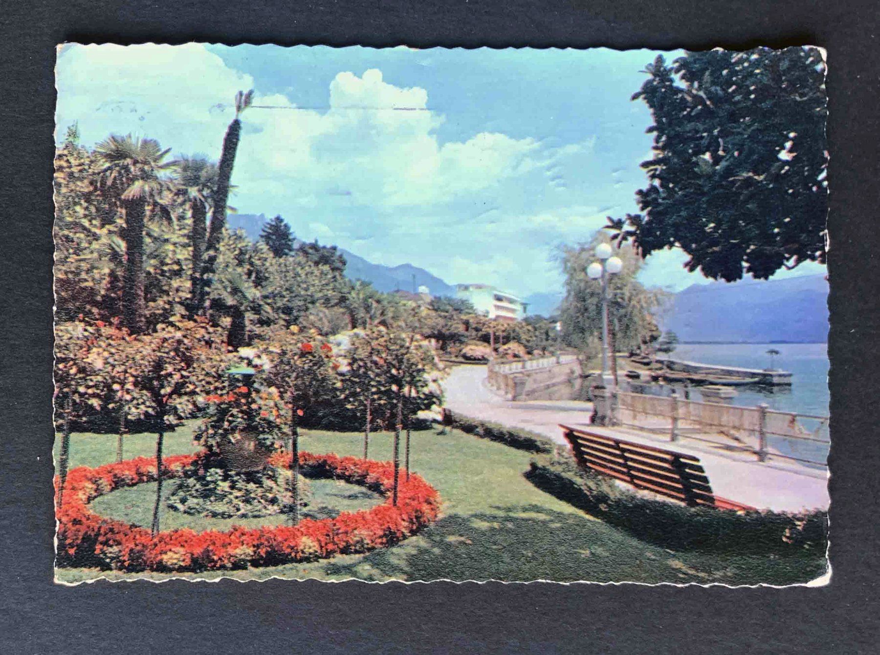 Cartoline postali: AK LOCARNO Lago maggiore Lungolago – Usato da Goldau venduto da artelier1