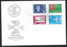 FDC Serie 351 - 354 Werbemarken ET Bern 7.4.1960
