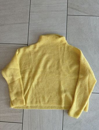 Mango Strickpullover Gelb Gr. S