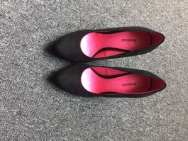 Schwarze High Heels/Pumps Grösse 38