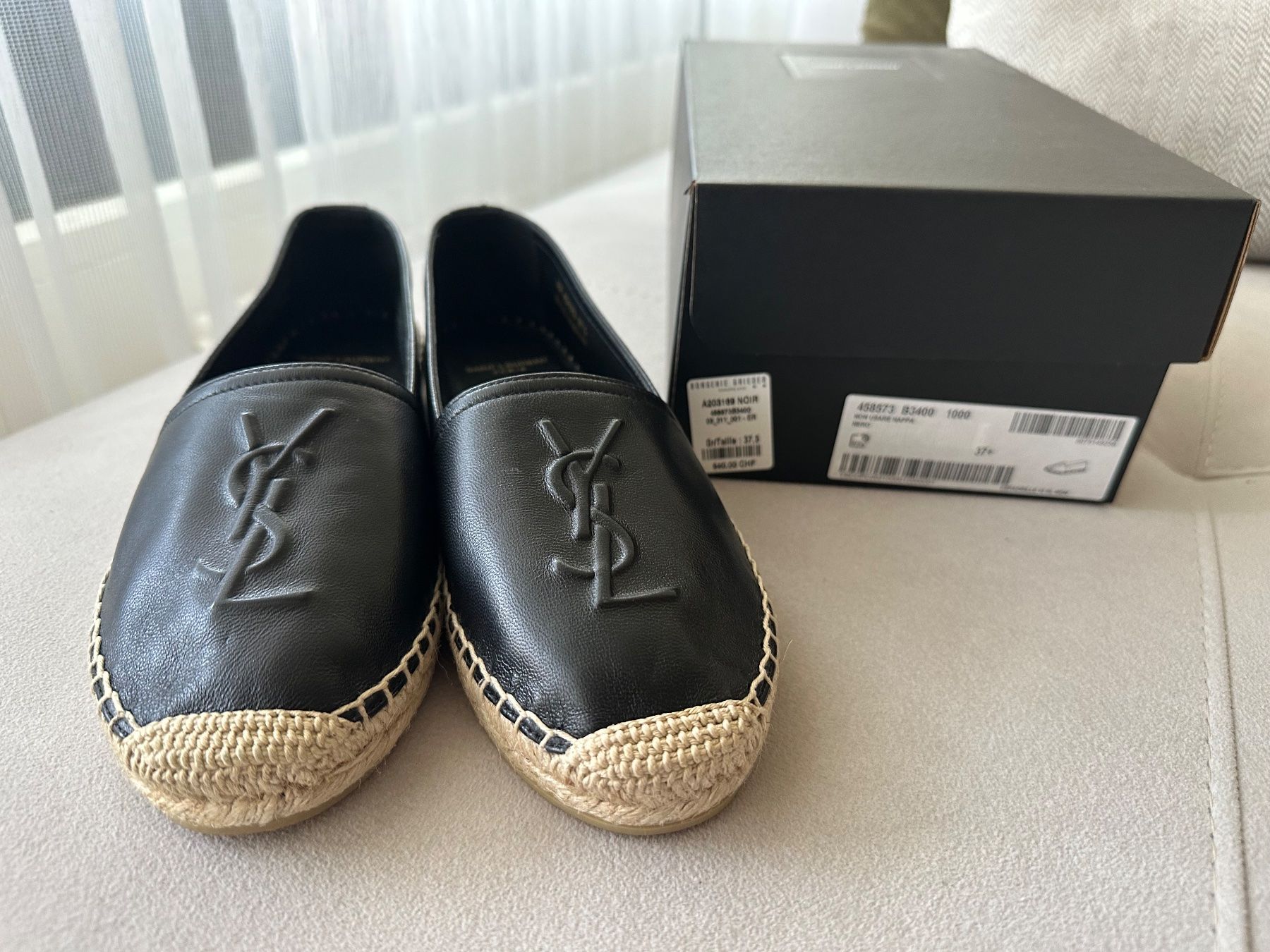 Saint Laurent Scarpe da donna: Neue YSL Schuhe / Espadrilles Grösse 37.5 – Nuovo e nell'imballaggio originale da Cham venduto da CBirinci 1