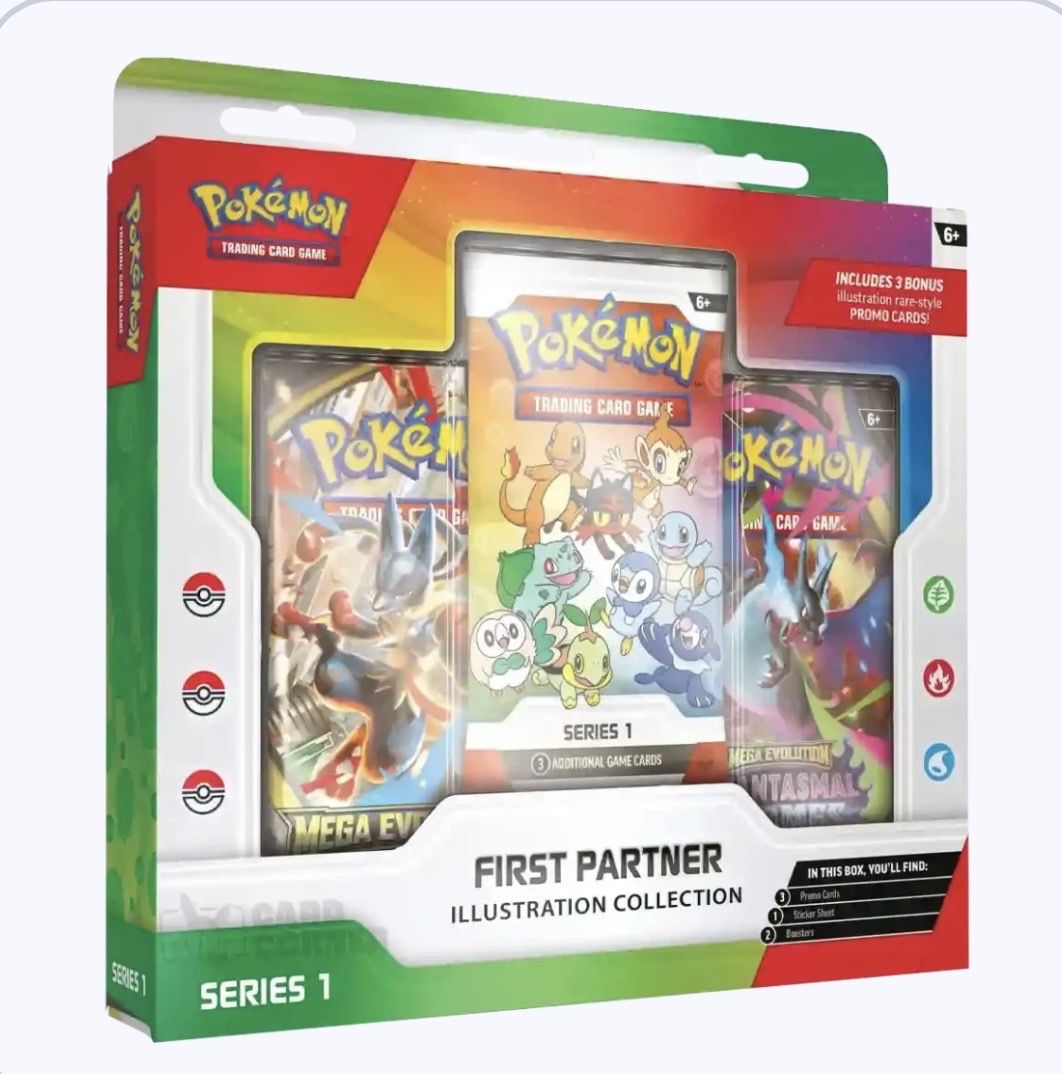 Pokémon Carte collezionabili: First Partner Illustration Collection Series 1 Englisch – Nuovo e nell'imballaggio originale da bern venduto da Wankdorf_Retro
