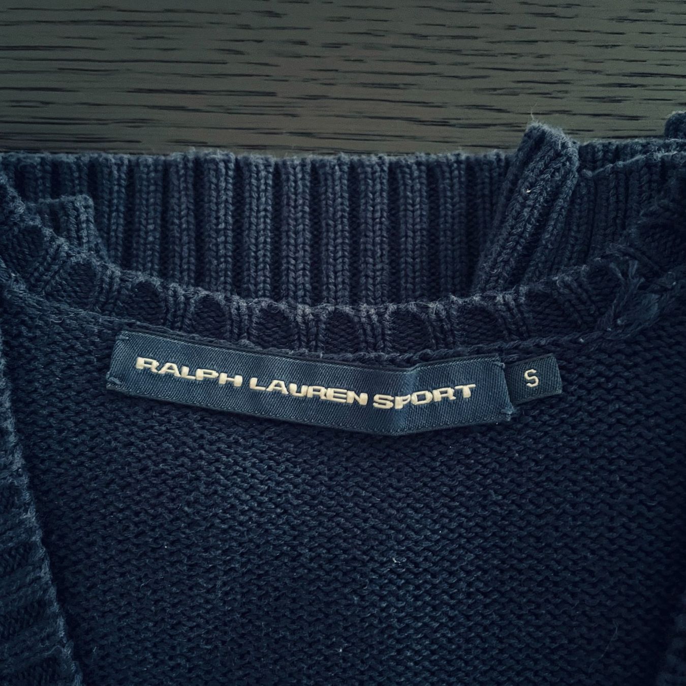 Ralph Lauren Maglioni & Felpe: Rundhalspullover, Pullover Ralph Lauren Sport dunkelblau, S – Usato da Hünenberg venduto da Dominique1974 1