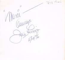 Jerry Lewis 1926-2017 original Autogramm signiert SELTEN