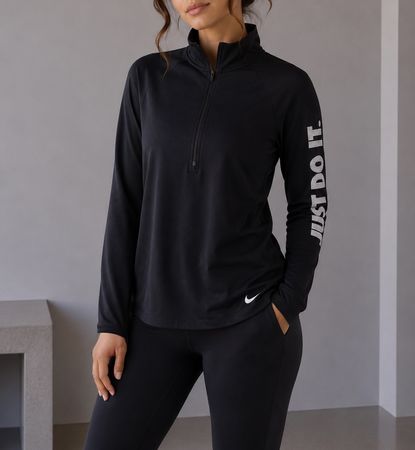 Nike Dry Fit Langarm “Just do it” schwarz Gr. XL