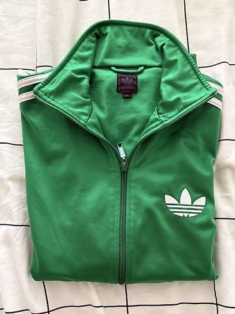 Veste Adidas Firebird verte 