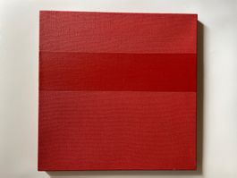 Willy Müller-Brittnau. Rot. Acrylique sur toile. Original