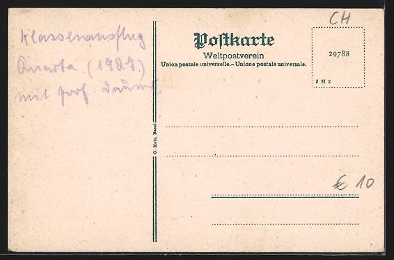 Cartoline postali: Stein a.Rhein, Rathaus m.d. alten Bauwer – Usato da Berlin venduto da bartko-reher 1