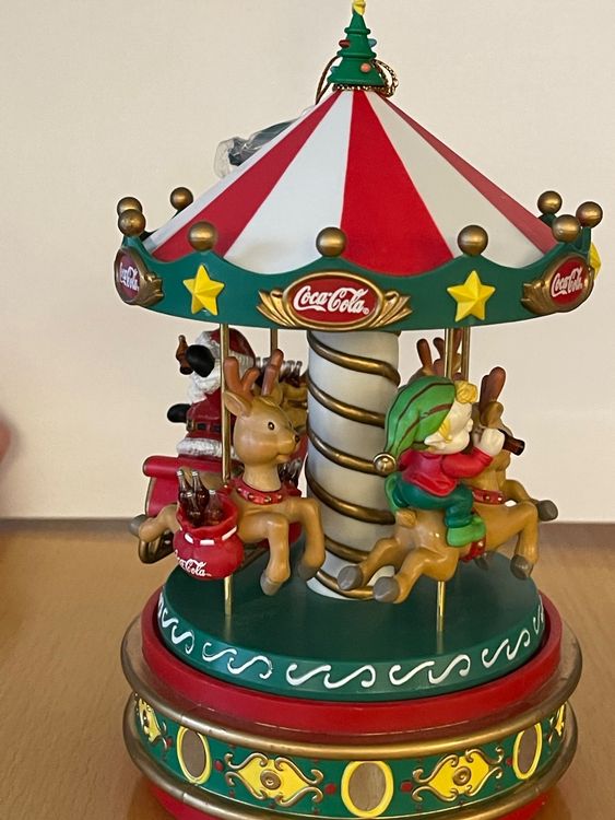 Enesco Spieldosen: Enesco Coca Cola Karussell – Neu (gemäss Beschreibung) aus Rüti ZH von alumedien