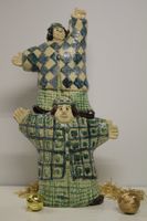 Doppel Clown *** Ueli Schmutz (1932-2024) ***