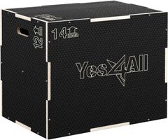 Plyo Box Holz 3-in-1 rutschfest Sprungbox Fitness