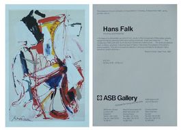 Hans Falk (1918-2002) Maler, Illustrator - Autogramm