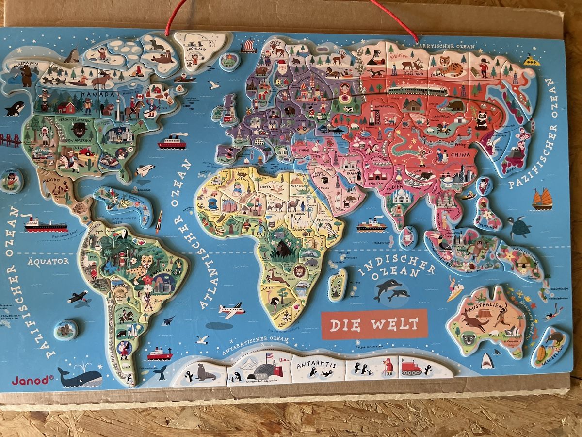 Janod Puzzle: Puzzle Die Welt von Janod – Usato da Münsingen venduto da mst311