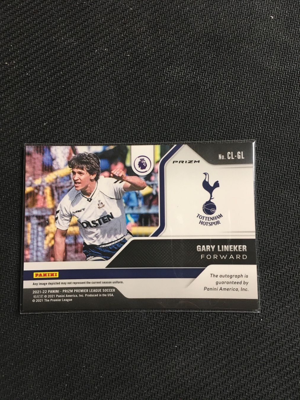 Panini Carte collezionabili: Panini Prizm Gary Lineker Tottenham Autogramm – Usato da Wangenried venduto da Garagara 1
