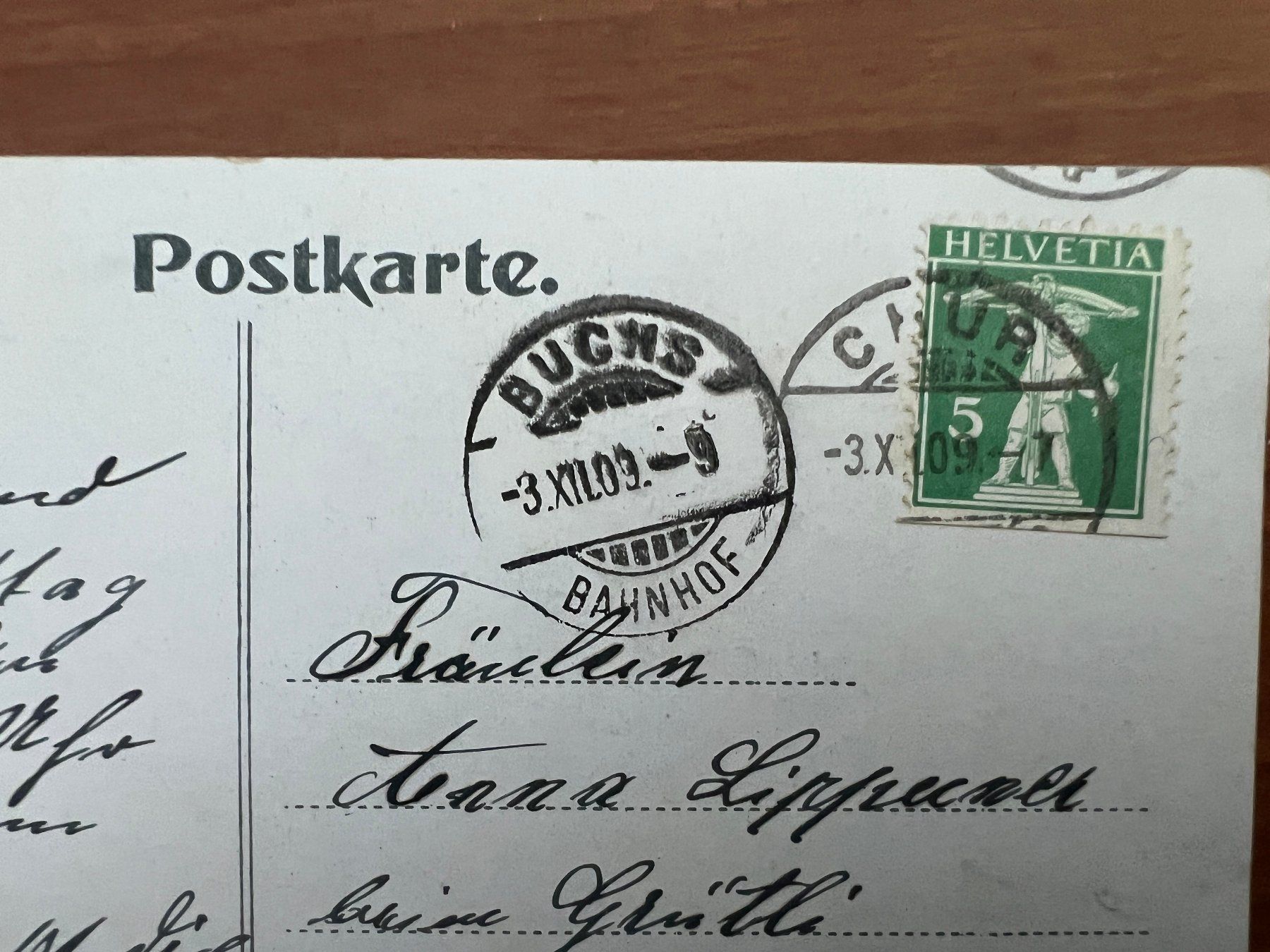 Cartoline postali: AK 1909 Viamala   (G2227) – Usato da Hinwil venduto da Sidi4 1