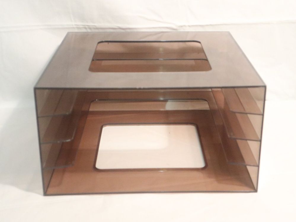 BLOGLOER Schallplattenständer - Vintage Vinyl Regal Aus Holz