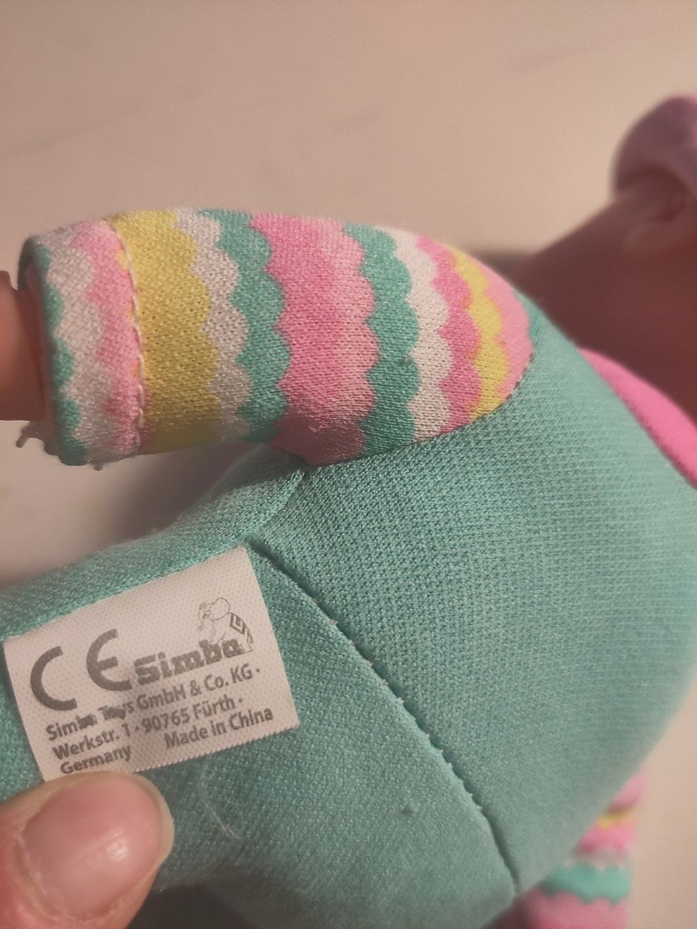 Bambole: kleines Püppchen von simsala, waschbar – Usato da Dettighofen Lengw. venduto da mai_75wt 2