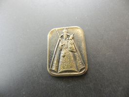Alte Pilgermedaille Kloster Maria Einsiedeln 1954