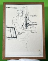 Maurice Barraud Tuschzeichnung