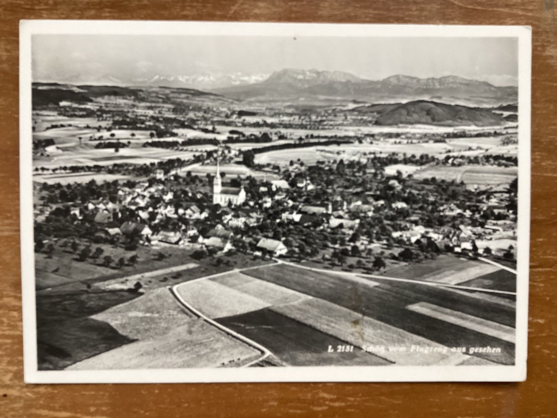 Cartoline postali: AK Schötz LU Flugbild – Usato da Zürich venduto da tol_b7c7