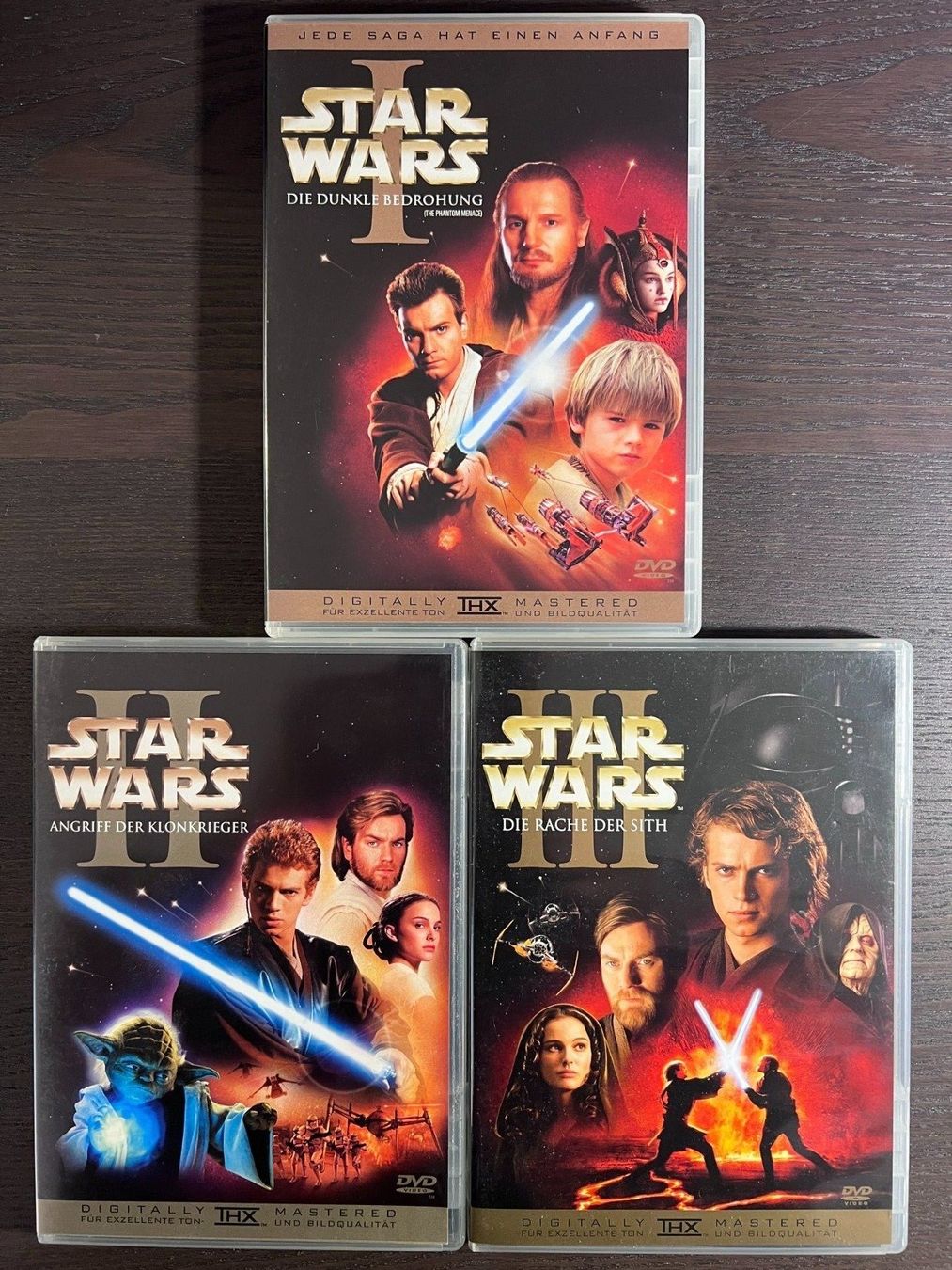 Tutti i DVDs: Star Wars - Teil 1 bis 3 – Usato da Zürich venduto da FilmFreunde