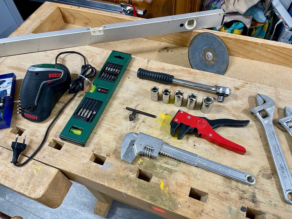 Small Foot Werkzeugkoffer „Lino“ Aus Holz – 12 Werkzeuge Inkl. Hammer & Bohrmaschine Für Kinder Ab 3