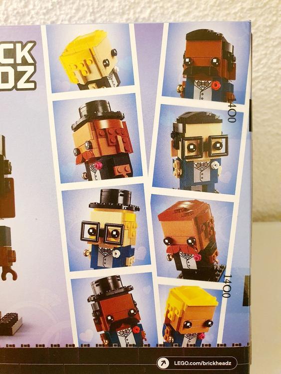 Lego BrickHeadz Braut und Ehemann Hochzeit 40383 + 40384