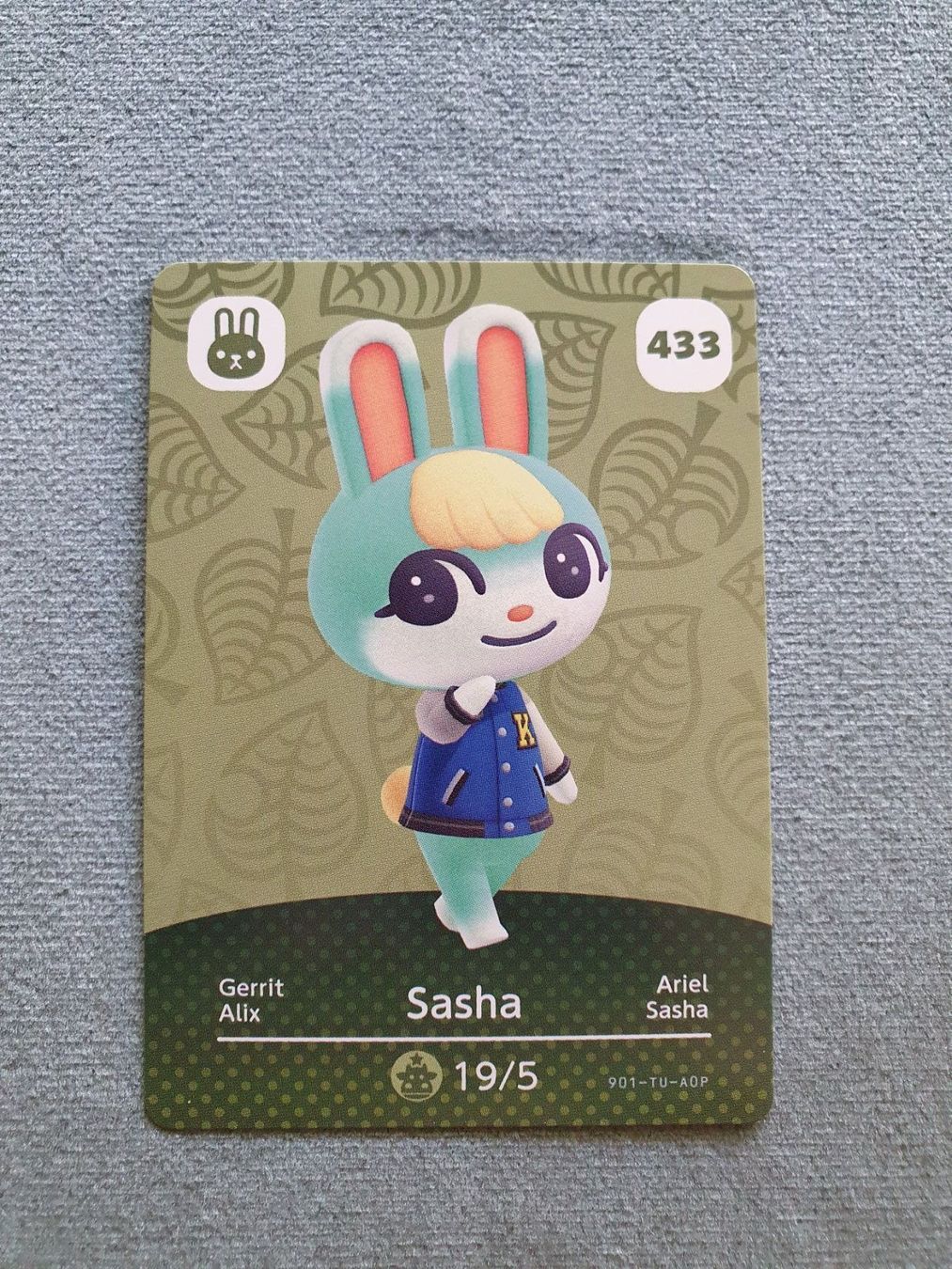 Karten: Carte amiibo Série 5 - Sasha #433 – Neu (gemäss Beschreibung) aus Cossonay-Ville von cba_69tt