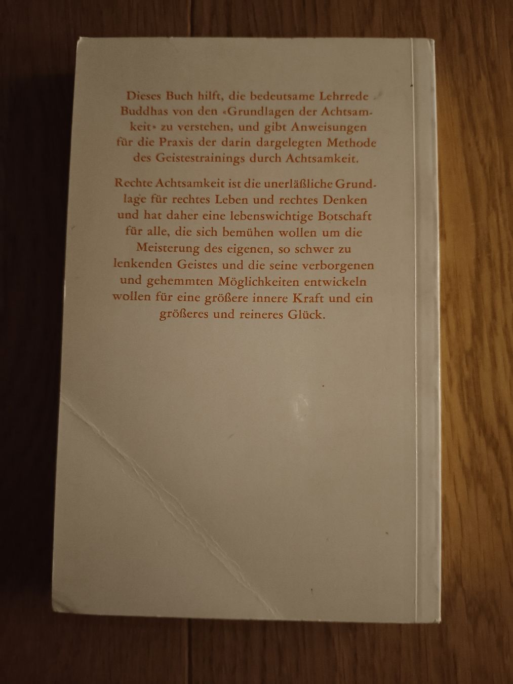 Libri: "Geistestraining durch Achtsamkeit" - Buch – Usato da Unterlunkhofen venduto da bebiboar 1