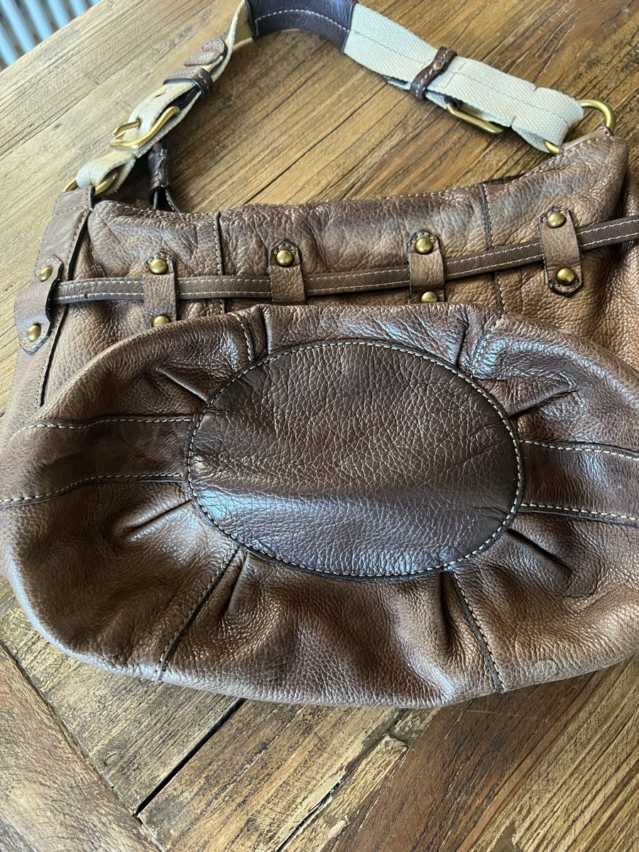 Fossil Taschen für Damen: Fossil Ledertasche braun, Schultertasche – Gebraucht aus Lausen von Mysli1 2