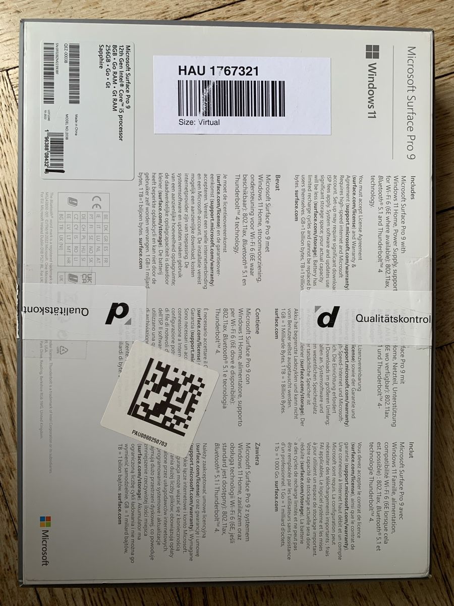 Microsoft Tablet PC: Microsoft Surface Pro 9/Keyboard/Slim Pen 2 – Gebraucht aus Zürich von Renrudal 5